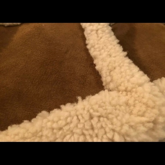 All Saints Farley Shearling Jacket - Picture 4 of 8